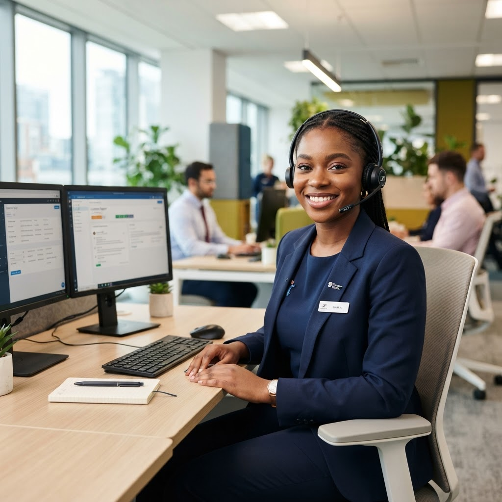 Professional customer service representative